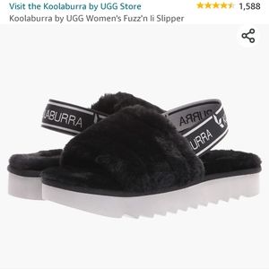 Ugg Koolaburra Furry lil' Slippers Sz 7 Sandals